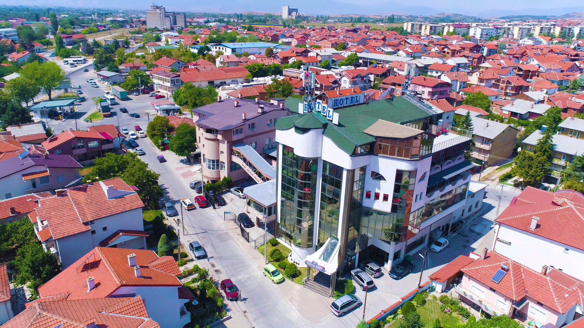 Hotel Kristal Palas from above